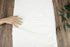 Off White Brushed Baby French Terry Fleece Knit Fabric Remnant 2.75 yards